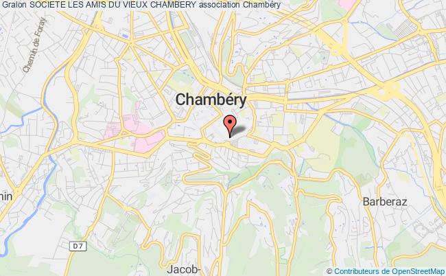 plan association Societe Les Amis Du Vieux Chambery Chambéry