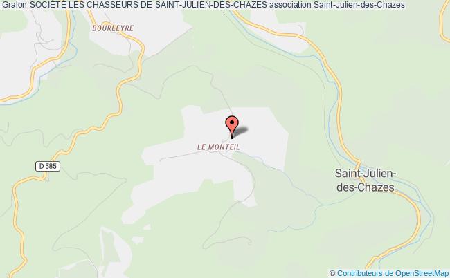 plan association SociÉtÉ Les Chasseurs De Saint-julien-des-chazes Saint-Julien-des-Chazes