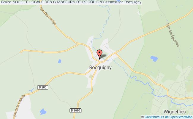 plan association Societe Locale Des Chasseurs De Rocquigny Rocquigny