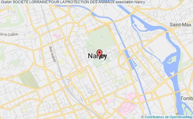 plan association SociÉtÉ Lorraine Pour La Protection Des Animaux Nancy