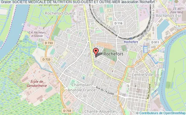 plan association Societe Medicale De Nutrition Sud-ouest Et Outre-mer Rochefort