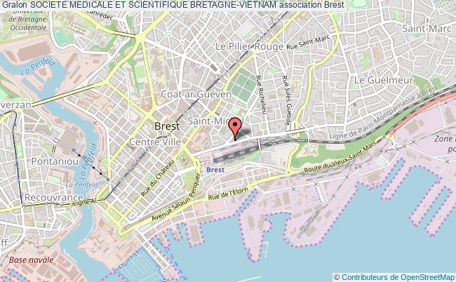 plan association Societe Medicale Et Scientifique Bretagne-vietnam Brest