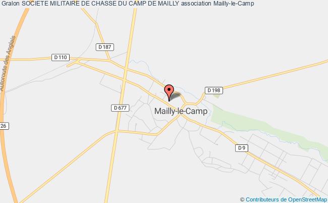 plan association Societe Militaire De Chasse Du Camp De Mailly Mailly-le-Camp