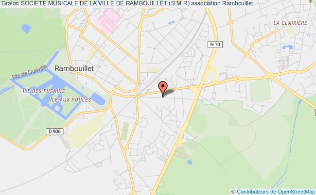 plan association Societe Musicale De La Ville De Rambouillet (s.m.r) Rambouillet