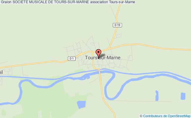 plan association SociÉtÉ Musicale De Tours-sur-marne Tours-sur-Marne