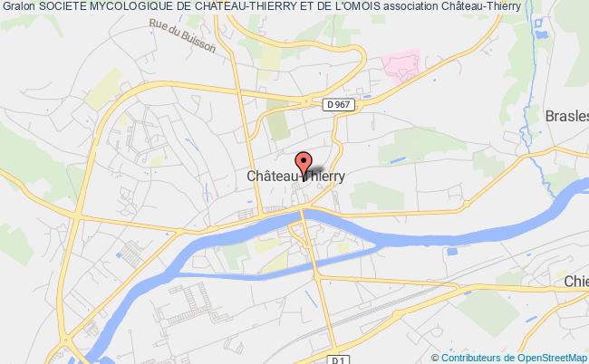 plan association Societe Mycologique De Chateau-thierry Et De L'omois Château-Thierry