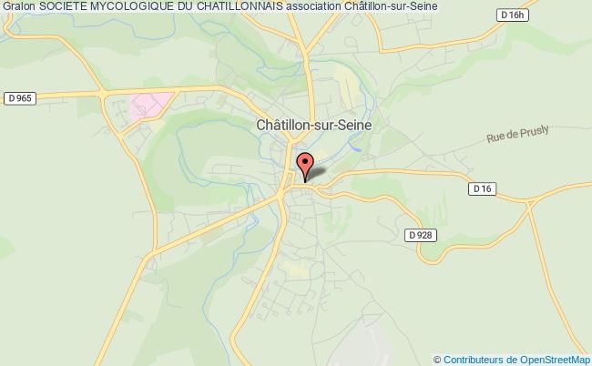 plan association Societe Mycologique Du Chatillonnais Châtillon-sur-Seine