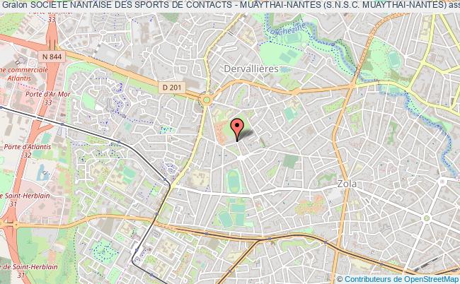 plan association Societe Nantaise Des Sports De Contacts - Muaythai-nantes (s.n.s.c. Muaythai-nantes) Nantes
