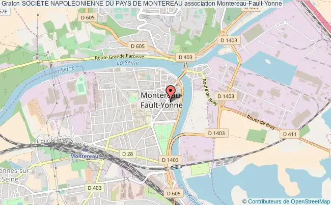 plan association SociÉtÉ NapolÉonienne Du Pays De Montereau Montereau-Fault-Yonne