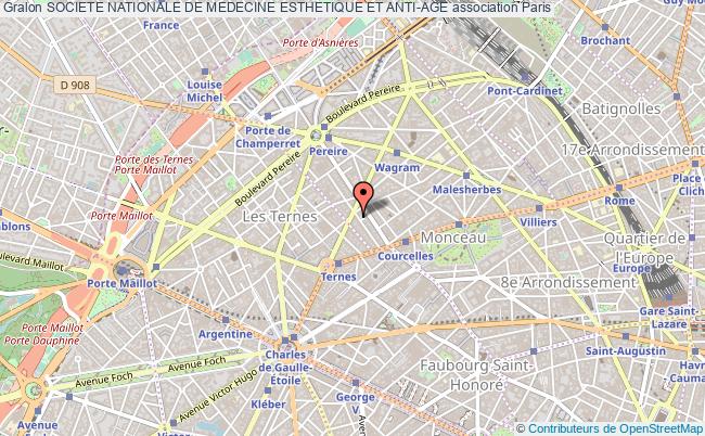 plan association Societe Nationale De Medecine Esthetique Et Anti-age Paris