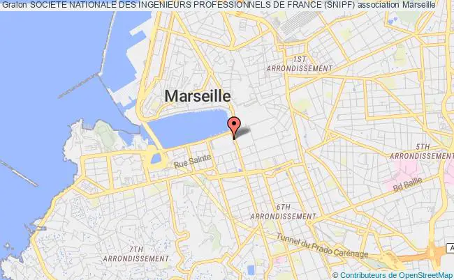 plan association Societe Nationale Des Ingenieurs Professionnels De France (snipf) Marseille