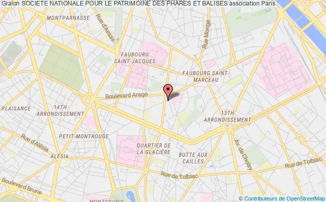 plan association Societe Nationale Pour Le Patrimoine Des Phares Et Balises Paris