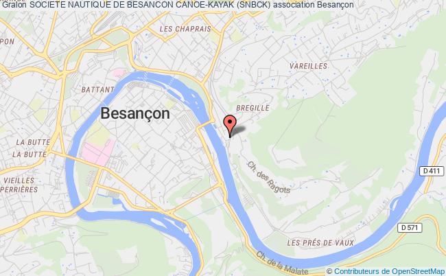 plan association Societe Nautique De Besancon Canoe-kayak (snbck) Besançon