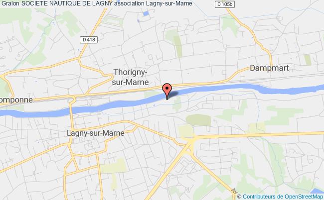 plan association Societe Nautique De Lagny Lagny-sur-Marne