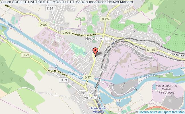 plan association Societe Nautique De Moselle Et Madon Neuves-Maisons