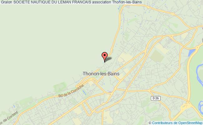 plan association Societe Nautique Du Leman Francais Thonon-les-Bains