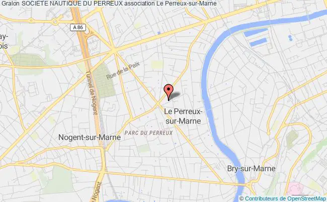 plan association Societe Nautique Du Perreux Le Perreux-sur-Marne