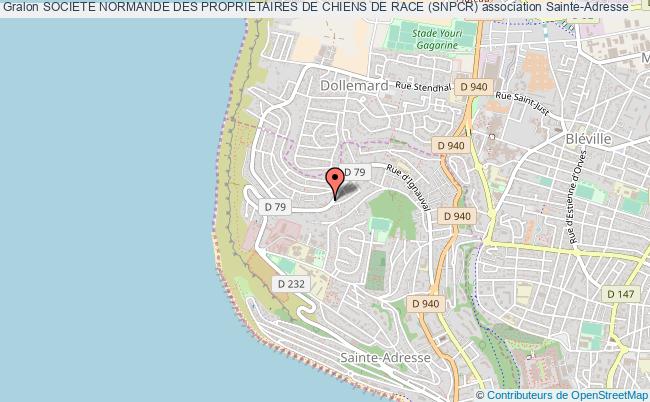 plan association Societe Normande Des Proprietaires De Chiens De Race (snpcr) Sainte-Adresse