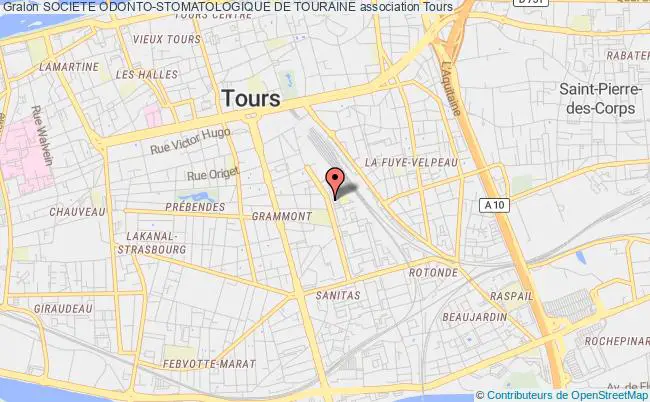 plan association Societe Odonto-stomatologique De Touraine Tours