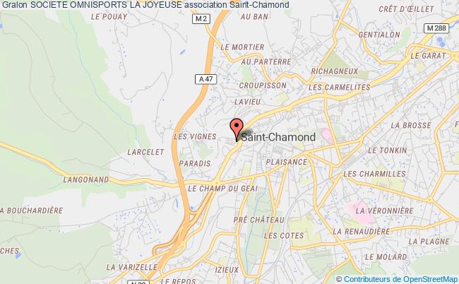 plan association Societe Omnisports La Joyeuse Saint-Chamond