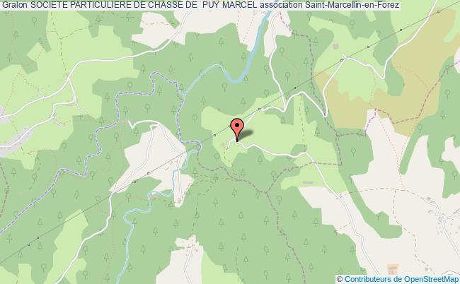 plan association Societe Particuliere De Chasse De  Puy Marcel Saint-Marcellin-en-Forez