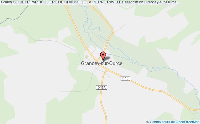 plan association Societe Particuliere De Chasse De La Pierre Ravelet Grancey-sur-Ource