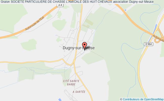 plan association SociÉtÉ ParticuliÈre De Chasse L'amicale Des Huit Chevaux Dugny-sur-Meuse