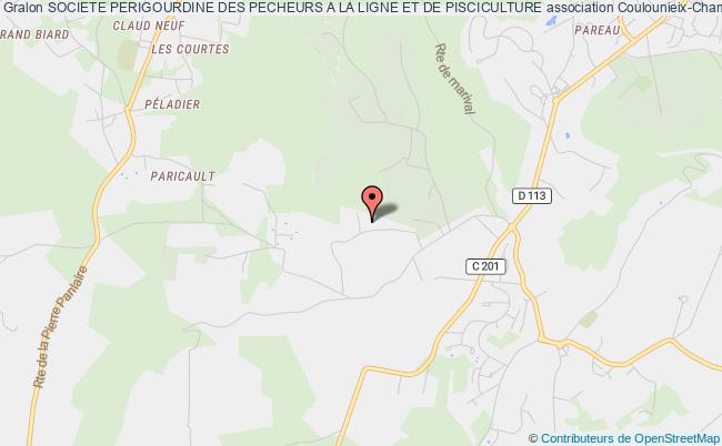 plan association Societe Perigourdine Des Pecheurs A La Ligne Et De Pisciculture Coulounieix-Chamiers