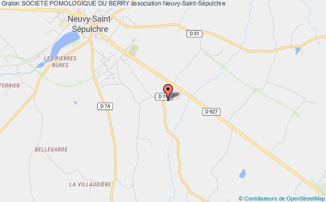 plan association Societe Pomologique Du Berry Neuvy-Saint-Sépulchre