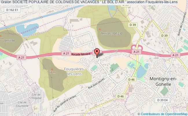 SOCIETE POPULAIRE DE COLONIES DE VACANCES ' LE BOL D AIR '