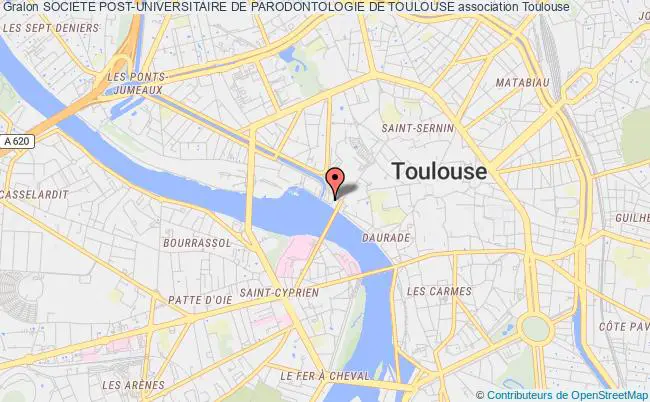 plan association Societe Post-universitaire De Parodontologie De Toulouse Toulouse