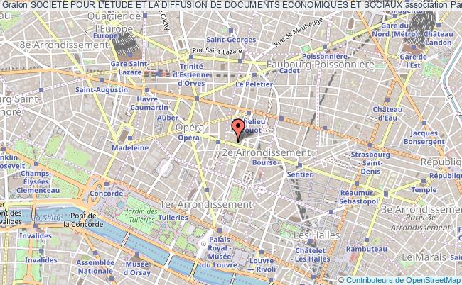 plan association Societe Pour L'etude Et La Diffusion De Documents Economiques Et Sociaux Paris