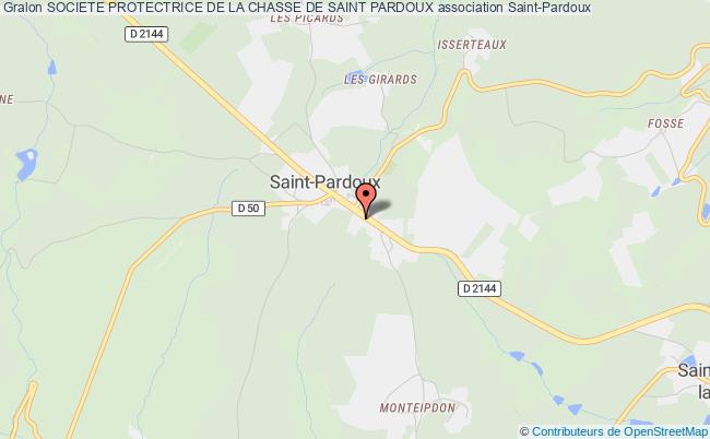 plan association Societe Protectrice De La Chasse De Saint Pardoux Saint-Pardoux