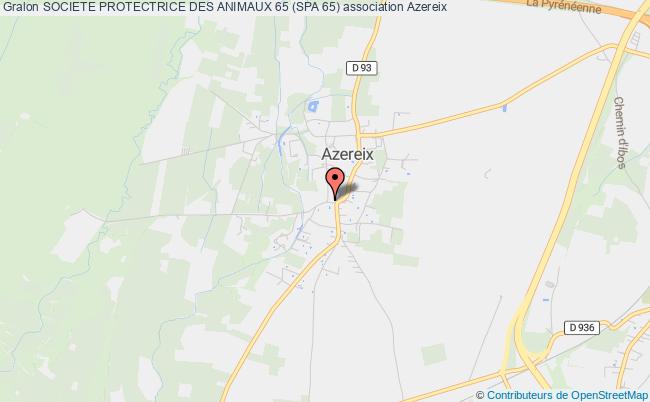 plan association Societe Protectrice Des Animaux 65 (spa 65) Azereix