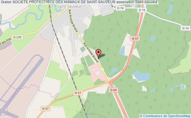 plan association Societe Protectrice Des Animaux De Saint-sauveur Saint-Sauveur