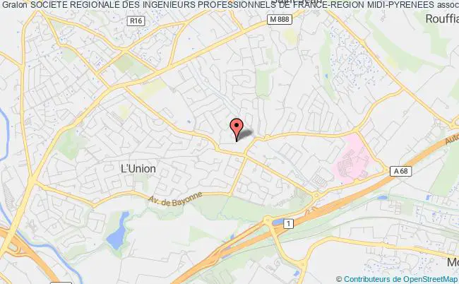 plan association Societe Regionale Des Ingenieurs Professionnels De France-region Midi-pyrenees Union
