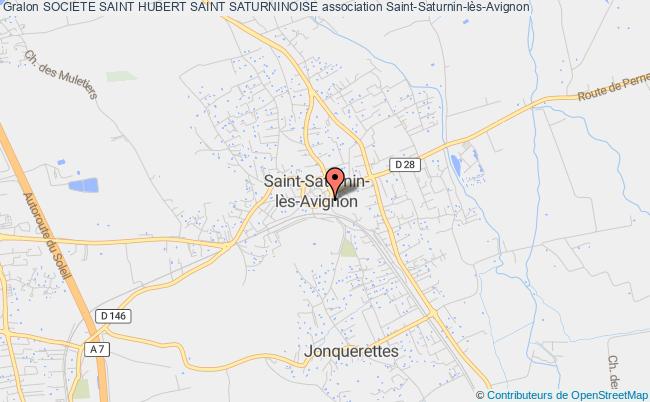 plan association Societe Saint Hubert Saint Saturninoise Saint-Saturnin-lès-Avignon