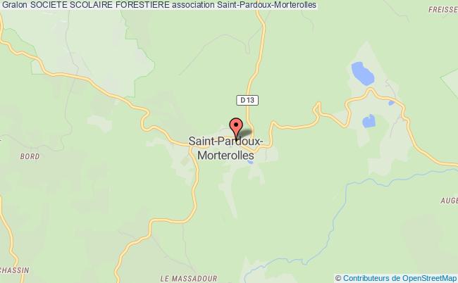 plan association Societe Scolaire Forestiere Saint-Pardoux-Morterolles