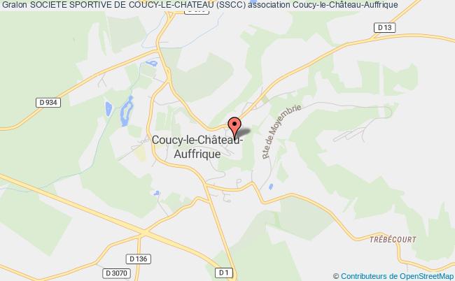 plan association Societe Sportive De Coucy-le-chateau (sscc) Coucy-le-Château-Auffrique
