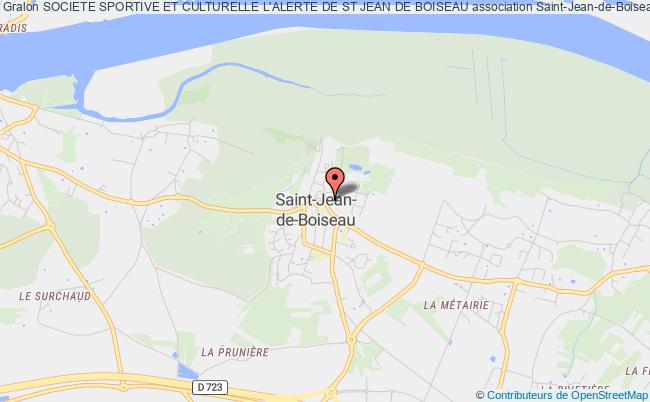 plan association Societe Sportive Et Culturelle L'alerte De St Jean De Boiseau Saint-Jean-de-Boiseau