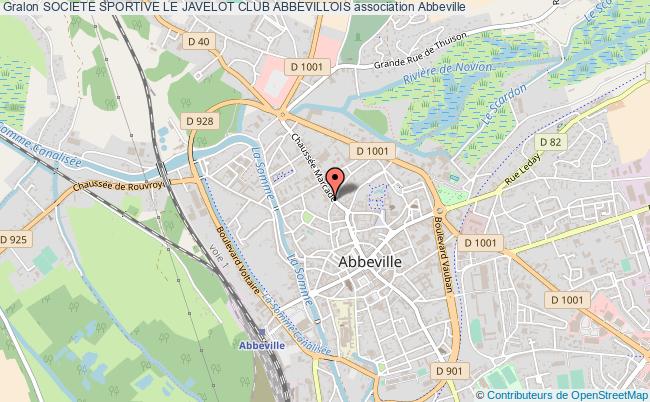plan association Societe Sportive Le Javelot Club Abbevillois Abbeville