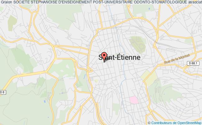 plan association Societe Stephanoise D'enseignement Post-universitaire Odonto-stomatologique Saint-Étienne