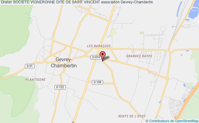 plan association Societe Vigneronne Dite De Saint Vincent Gevrey-Chambertin