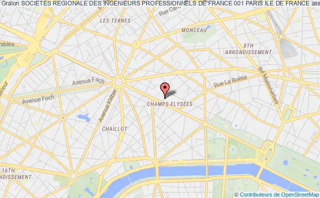 plan association Societes Regionale Des Ingenieurs Professionnels De France 001 Paris Ile De France Paris 8e