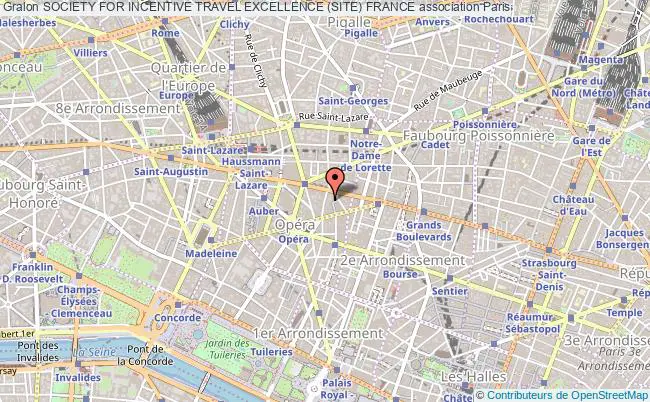 plan association Society For Incentive Travel Excellence (site) France Paris