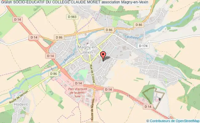 plan association Socio-educatif Du College Claude Monet Magny-en-Vexin