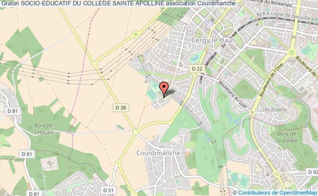 plan association Socio-educatif Du College Sainte Apolline Courdimanche