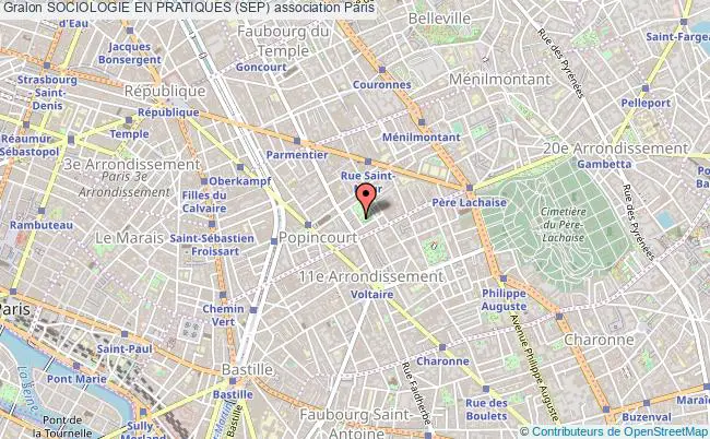 plan association Sociologie En Pratiques (sep) Paris