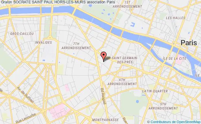 plan association Socrate Saint Paul Hors-les-murs Paris