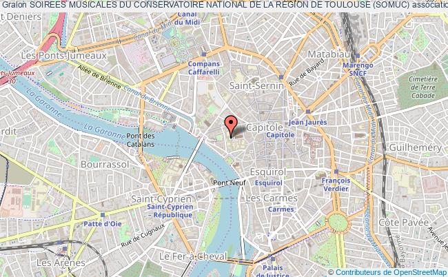 plan association Soirees Musicales Du Conservatoire National De La Region De Toulouse (somuc) Toulouse